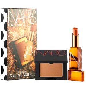 NARS Laguna Sephora Gift Set Mini Bronzing Powder + Afterglow Lip Balm New